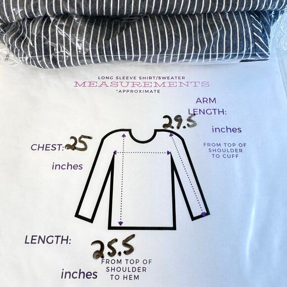 Chico's Womens Button Shirt Top Size XL Striped Cotton Blend Classic Office Gray - Picture 8 of 8